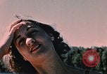 Image of bather Alaska USA, 1954, second 43 stock footage video 65675035048
