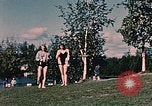 Image of bather Alaska USA, 1954, second 50 stock footage video 65675035048