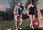 Image of bather Alaska USA, 1954, second 60 stock footage video 65675035048
