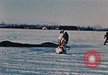 Image of Otter tracked vehicle in snow Alaska USA, 1954, second 42 stock footage video 65675035052