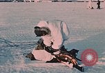 Image of Otter tracked vehicle in snow Alaska USA, 1954, second 45 stock footage video 65675035052