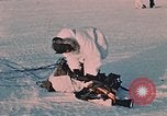 Image of Otter tracked vehicle in snow Alaska USA, 1954, second 50 stock footage video 65675035052