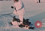 Image of Otter tracked vehicle in snow Alaska USA, 1954, second 53 stock footage video 65675035052