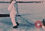Image of Otter tracked vehicle in snow Alaska USA, 1954, second 56 stock footage video 65675035052