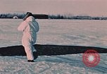Image of Otter tracked vehicle in snow Alaska USA, 1954, second 58 stock footage video 65675035052
