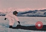 Image of Otter tracked vehicle in snow Alaska USA, 1954, second 61 stock footage video 65675035052