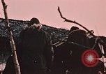 Image of 105mm howitzer gun Fort Richardson Alaska USA, 1954, second 3 stock footage video 65675035053