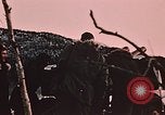 Image of 105mm howitzer gun Fort Richardson Alaska USA, 1954, second 6 stock footage video 65675035053