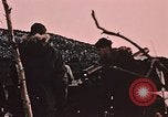 Image of 105mm howitzer gun Fort Richardson Alaska USA, 1954, second 13 stock footage video 65675035053