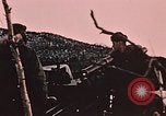 Image of 105mm howitzer gun Fort Richardson Alaska USA, 1954, second 14 stock footage video 65675035053