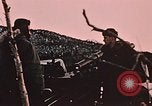 Image of 105mm howitzer gun Fort Richardson Alaska USA, 1954, second 15 stock footage video 65675035053