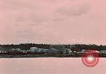 Image of Cranes and buildings near Knik Arm Cook Inlet  Anchorage Alaska USA, 1953, second 56 stock footage video 65675035068