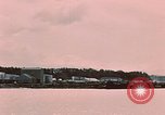 Image of Cranes and buildings near Knik Arm Cook Inlet  Anchorage Alaska USA, 1953, second 58 stock footage video 65675035068