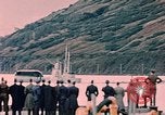 Image of submarine surfaces in Womens Bay Kodiak Alaska USA, 1953, second 8 stock footage video 65675035069