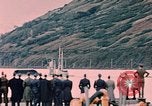 Image of submarine surfaces in Womens Bay Kodiak Alaska USA, 1953, second 13 stock footage video 65675035069
