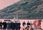 Image of submarine surfaces in Womens Bay Kodiak Alaska USA, 1953, second 14 stock footage video 65675035069