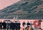 Image of submarine surfaces in Womens Bay Kodiak Alaska USA, 1953, second 21 stock footage video 65675035069