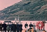 Image of submarine surfaces in Womens Bay Kodiak Alaska USA, 1953, second 24 stock footage video 65675035069