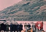 Image of submarine surfaces in Womens Bay Kodiak Alaska USA, 1953, second 39 stock footage video 65675035069