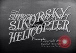 Image of Igor Sikorsky United States USA, 1943, second 13 stock footage video 65675035073