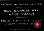Standbild Five Mile Kanu Rennen Guernewood California USA, 1929, aus Sekunde 1 historischem Filmmaterial Videoclip 65675035083