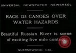Standbild Five Mile Kanu Rennen Guernewood California USA, 1929, aus Sekunde 6 historischem Filmmaterial Videoclip 65675035083
