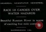 Standbild Five Mile Kanu Rennen Guernewood California USA, 1929, aus Sekunde 9 historischem Filmmaterial Videoclip 65675035083