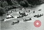 Standbild Five Mile Kanu Rennen Guernewood California USA, 1929, aus Sekunde 16 historischem Filmmaterial Videoclip 65675035083