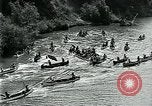 Standbild Five Mile Kanu Rennen Guernewood California USA, 1929, aus Sekunde 19 historischem Filmmaterial Videoclip 65675035083