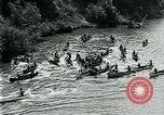 Standbild Five Mile Kanu Rennen Guernewood California USA, 1929, aus Sekunde 22 historischem Filmmaterial Videoclip 65675035083