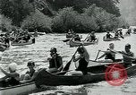 Standbild Five Mile Kanu Rennen Guernewood California USA, 1929, aus Sekunde 26 historischem Filmmaterial Videoclip 65675035083