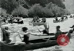 Standbild Five Mile Kanu Rennen Guernewood California USA, 1929, aus Sekunde 27 historischem Filmmaterial Videoclip 65675035083