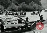 Standbild Five Mile Kanu Rennen Guernewood California USA, 1929, aus Sekunde 28 historischem Filmmaterial Videoclip 65675035083