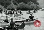Standbild Five Mile Kanu Rennen Guernewood California USA, 1929, aus Sekunde 29 historischem Filmmaterial Videoclip 65675035083
