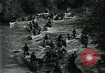 Standbild Five Mile Kanu Rennen Guernewood California USA, 1929, aus Sekunde 34 historischem Filmmaterial Videoclip 65675035083