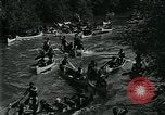 Standbild Five Mile Kanu Rennen Guernewood California USA, 1929, aus Sekunde 36 historischem Filmmaterial Videoclip 65675035083