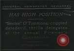 Standbild behinderte Taucher "Miles O' Timmons Pittsburgh Pennsylvania USA, 1929, aus Sekunde 1 historischem Filmmaterial Videoclip 65675035085