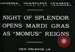 Image Mardi Gras New Orleans Louisiana USA, 1930, de la seconde 5 séquences d'archives historiques vidéo 65675035088