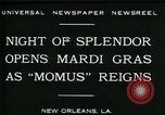 Image Mardi Gras New Orleans Louisiana USA, 1930, de la seconde 7 séquences d'archives historiques vidéo 65675035088