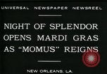 Image Mardi Gras New Orleans Louisiana USA, 1930, de la seconde 8 séquences d'archives historiques vidéo 65675035088
