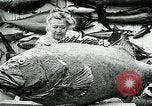 Image femme poisson taxidermiste Avalon California USA, 1930, de la seconde 43 séquences d'archives historiques vidéo 65675035089