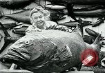 Image femme poisson taxidermiste Avalon California USA, 1930, de la seconde 45 séquences d'archives historiques vidéo 65675035089