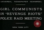 Immagine di I comunisti New York City USA, 1930, secondo 8 filmato di repertorio 65675035094