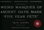 Immagine di Masques Telfs Austria, 1930, secondo 3 filmato di repertorio 65675035095