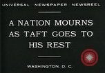 Immagine di Funebre per il presidente William Howard Taft Washington DC USA, 1930, secondo 8 filmato di repertorio 65675035096