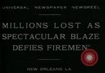 Image dock Feu New Orleans Louisiana USA, 1930, de la seconde 3 séquences d'archives historiques vidéo 65675035098