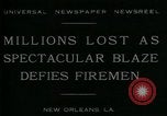 Image dock Feu New Orleans Louisiana USA, 1930, de la seconde 7 séquences d'archives historiques vidéo 65675035098