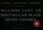 Image dock Feu New Orleans Louisiana USA, 1930, de la seconde 8 séquences d'archives historiques vidéo 65675035098