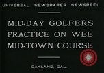 Standbild Miniatur Golfplatz Oakland California USA, 1930, aus Sekunde 6 historischem Filmmaterial Videoclip 65675035099