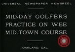 Standbild Miniatur Golfplatz Oakland California USA, 1930, aus Sekunde 8 historischem Filmmaterial Videoclip 65675035099